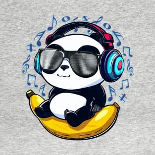 Panda Sitting on a Banana T-Shirt